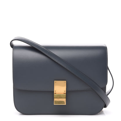 Celine Liege Calfskin Medium Classic Box Flap Bag Grey 1 of 8