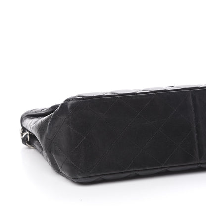 Chanel Lambskin Quilted Jumbo Single Flap Black 9 of 14