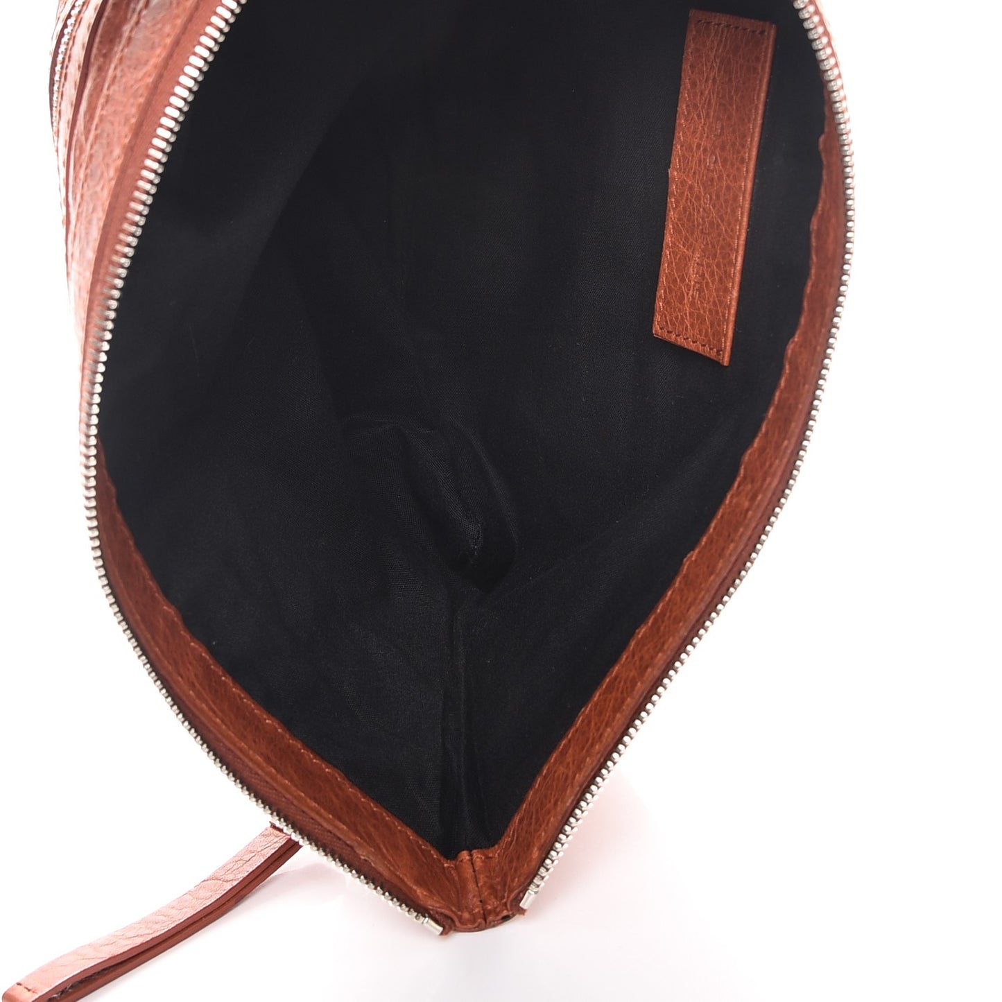 Agneau Arena Classic Hardware Medium Clip Brown