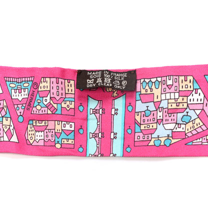 Hermes Silk Rive Droite Rive Gauche Twilly 2 of 5