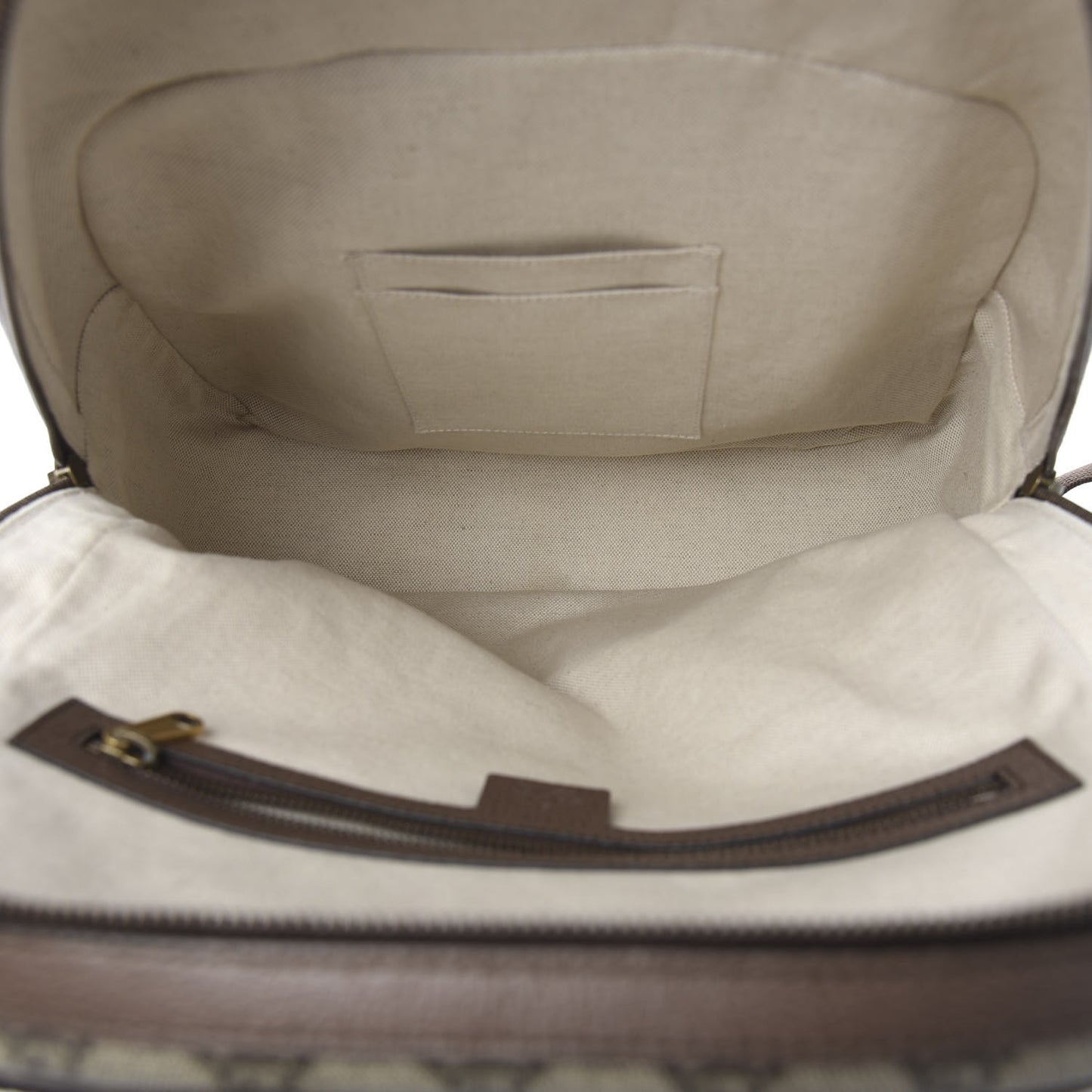 GG Supreme Monogram Medium Ophidia Day Backpack Brown