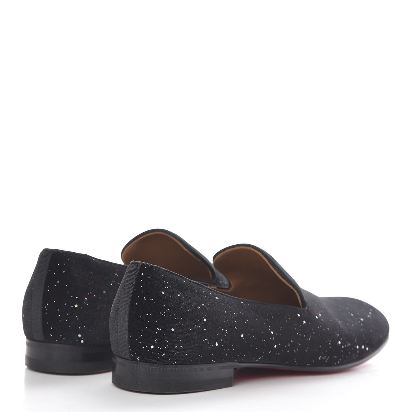 Crosta Veau Velours Mens Dandelion Flat Loafers 41.5 Black