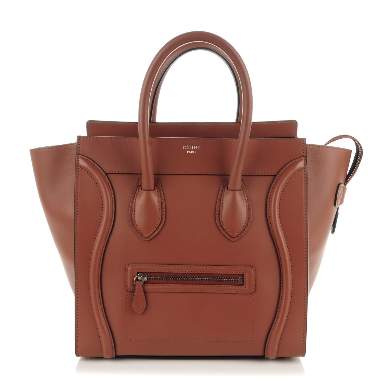 Smooth Calfskin Mini Luggage Sienna