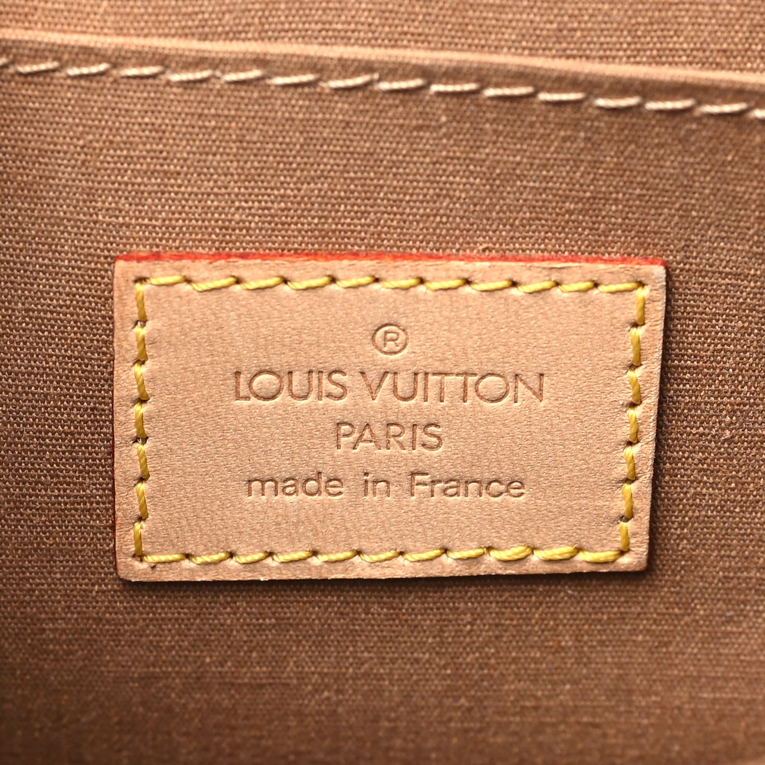 Louis Vuitton Vernis Biscayne Bay PM Noisette 6 of 9