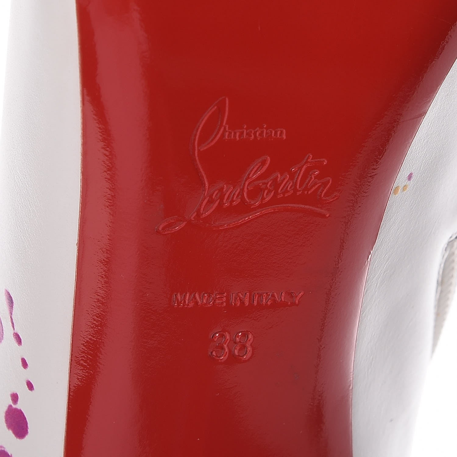 Christian Louboutin Calfskin In Love 100 Booties 38 White 7 of 10