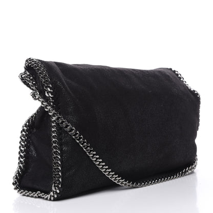 Stella McCartney Shaggy Deer Small Falabella Fold Over Tote Black 3 of 10