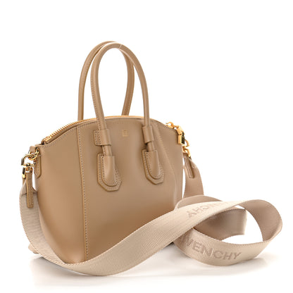 Givenchy Box Calfskin Mini Sport Antigona Top Handle Bag Beige Cappuccino 3 of 9