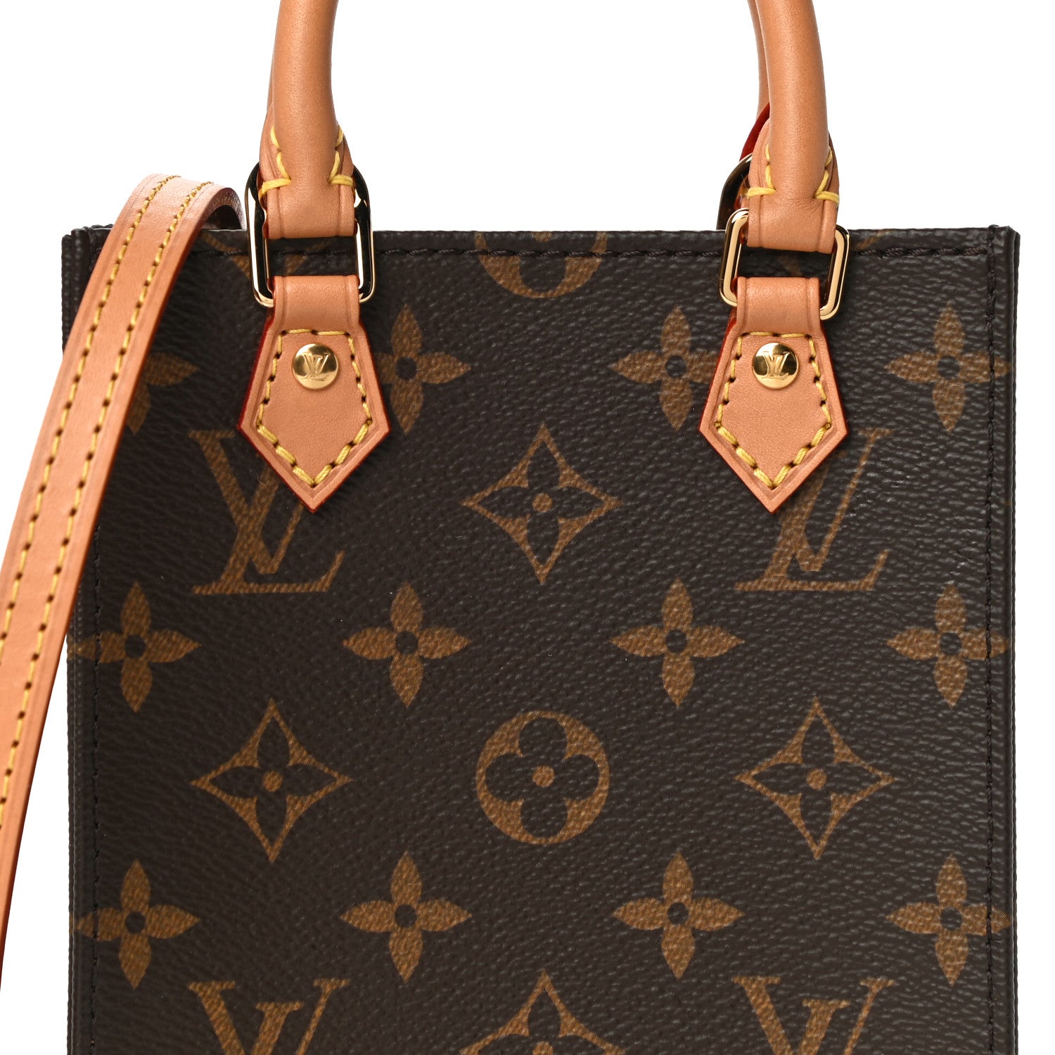 Louis Vuitton Monogram Petit Sac Plat 7 of 9