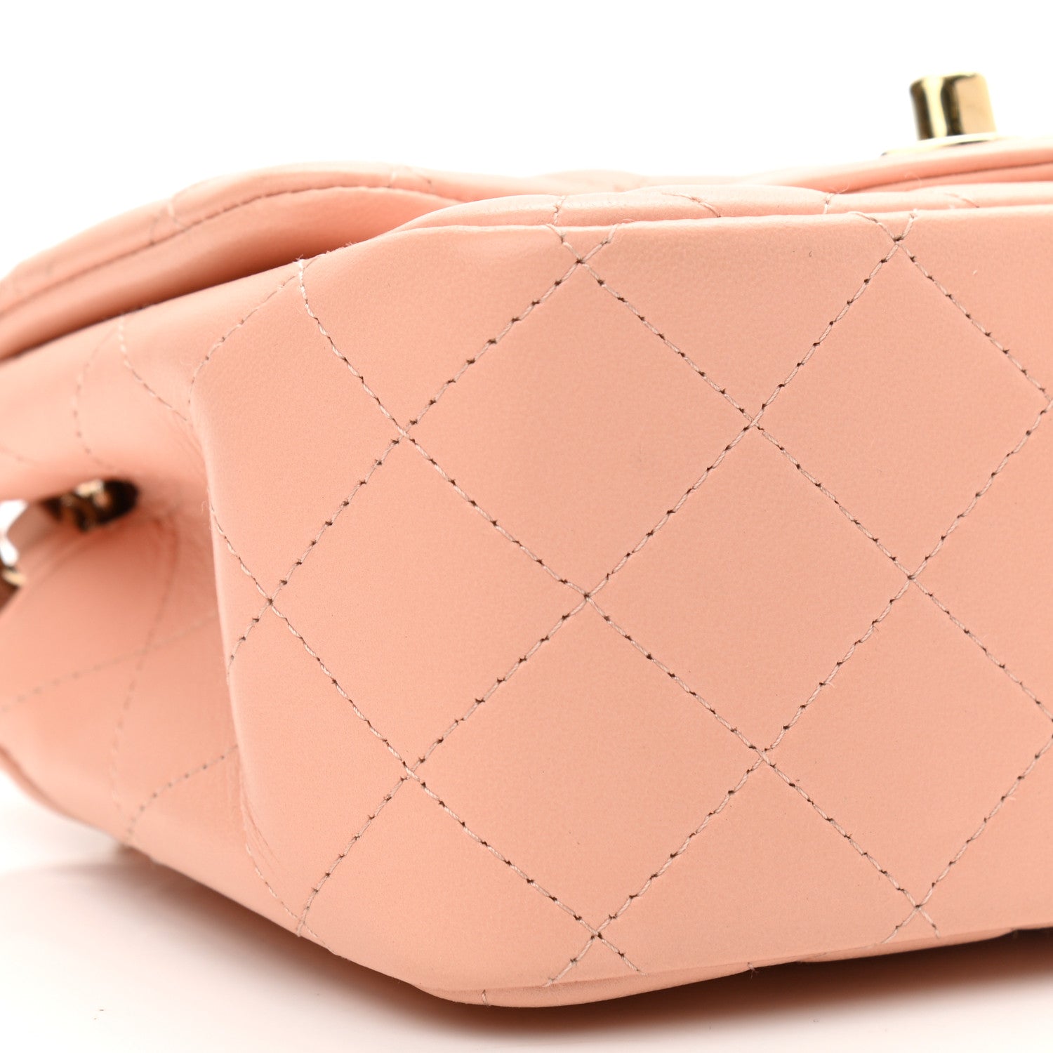 Chanel Lambskin Quilted Mini Square Flap Light Pink 8 of 10