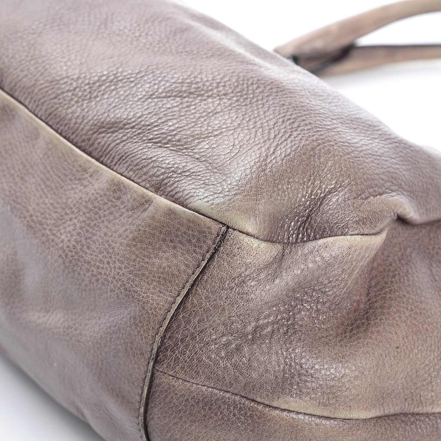 Cervo Gathered Shoulder Bag Brown