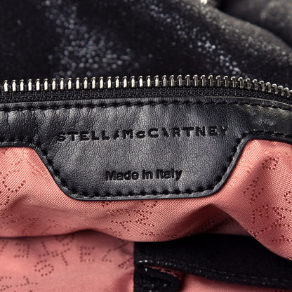 Stella McCartney Shaggy Deer Big Falabella Tote Black 6 of 9