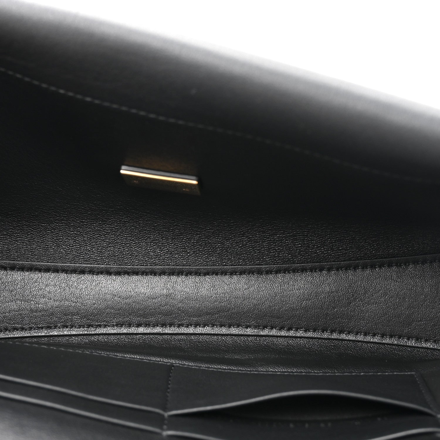 Balenciaga Smooth Calfskin Small Bel Air Clutch On Strap Black 5 of 11