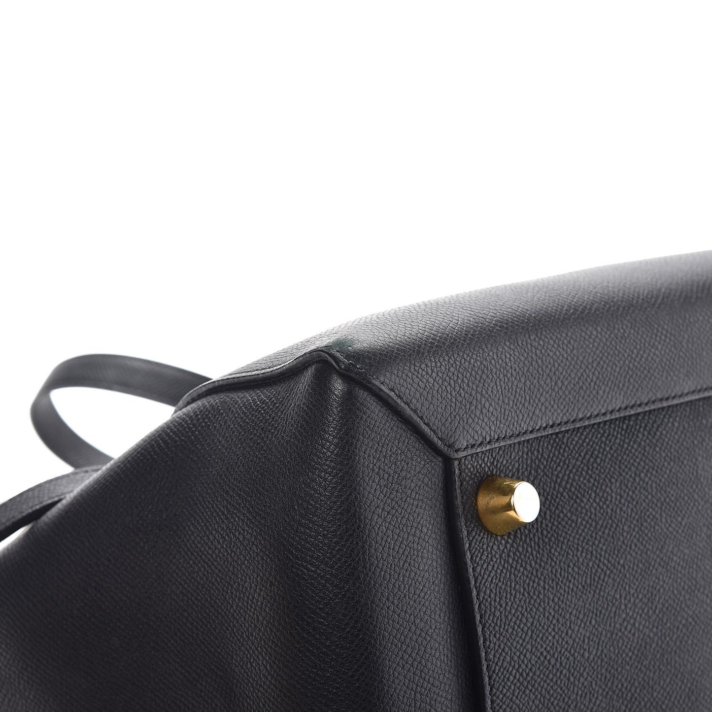Grained Calfskin Mini Belt Bag Black
