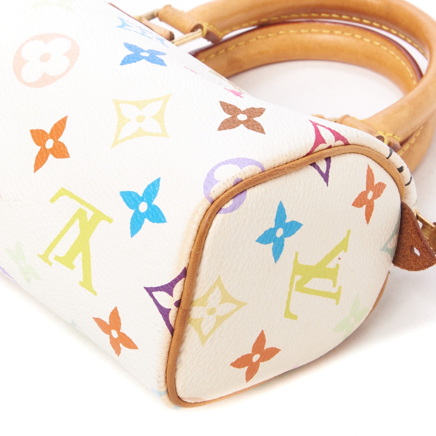 Monogram Multicolor Mini Sac HL Speedy White
