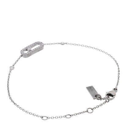 Messika 18K White Gold Diamond Move Uno Pave Bracelet 2 of 4
