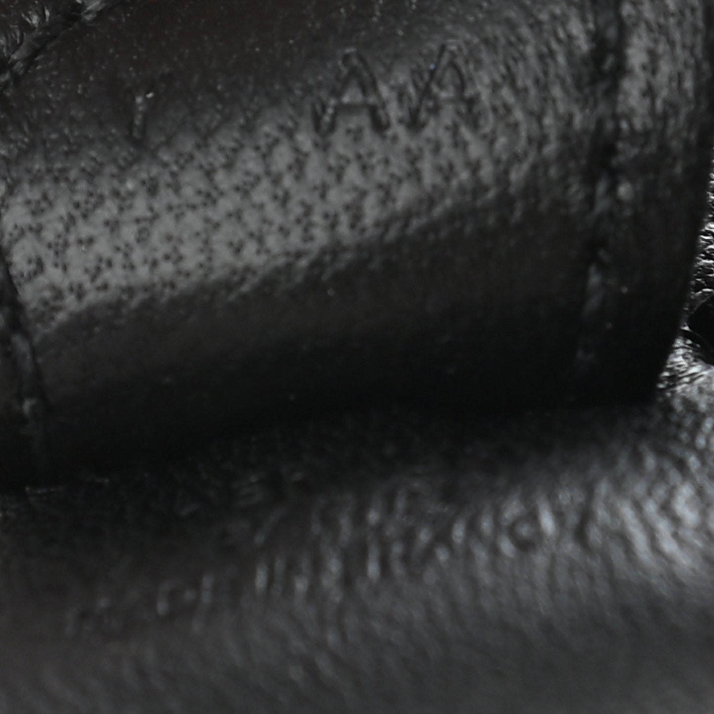 Milo Lambskin Grigri Rodeo Horse Bag Charm PM So Black