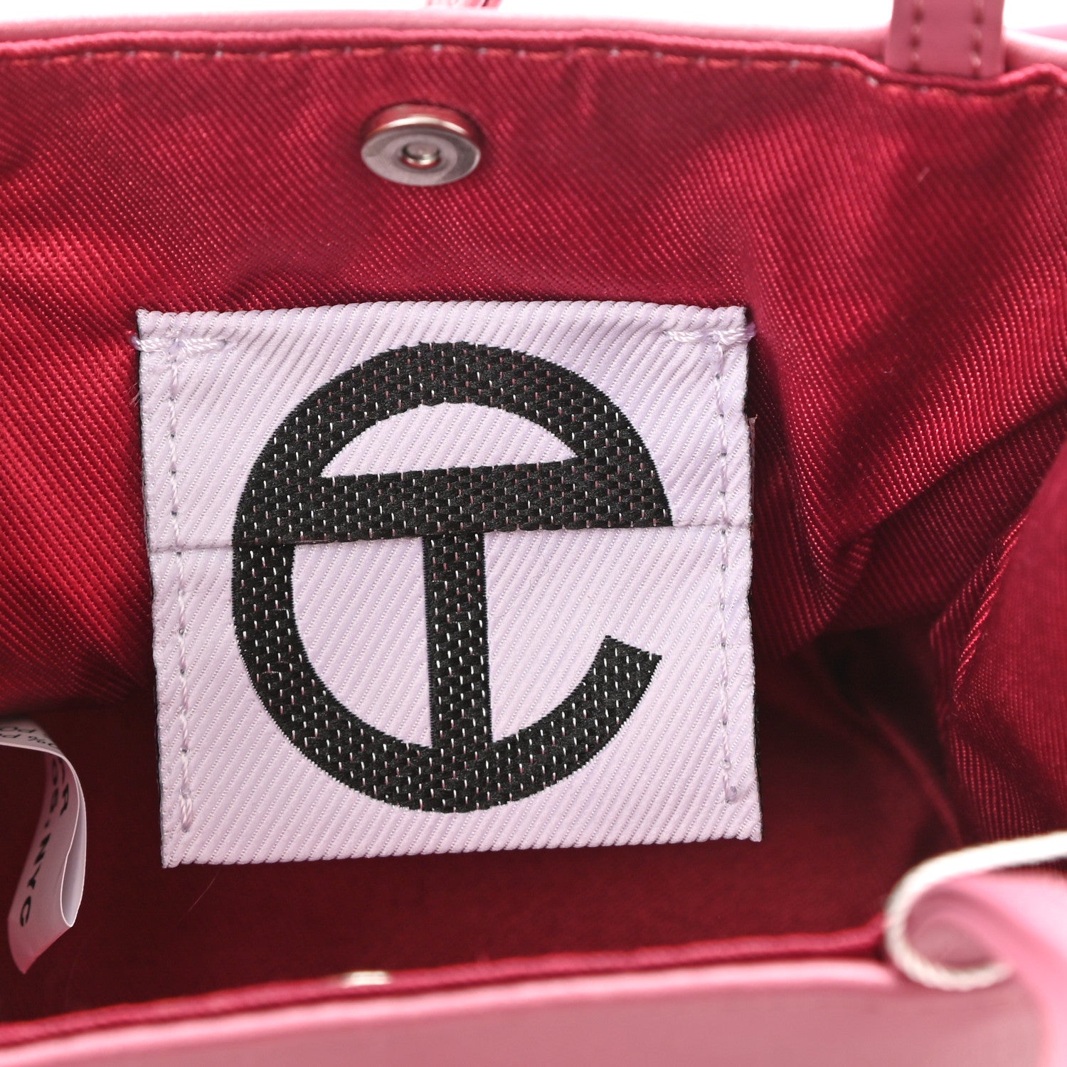 Telfar Vegan Leather Small Shopping Bag Corned Beef 5 of 7