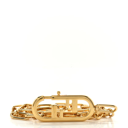 Fendi Metal O'Lock Strap You Gold 1 of 5