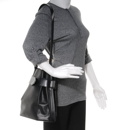 Louis Vuitton Epi Sac D'Epaule Black 2 of 6