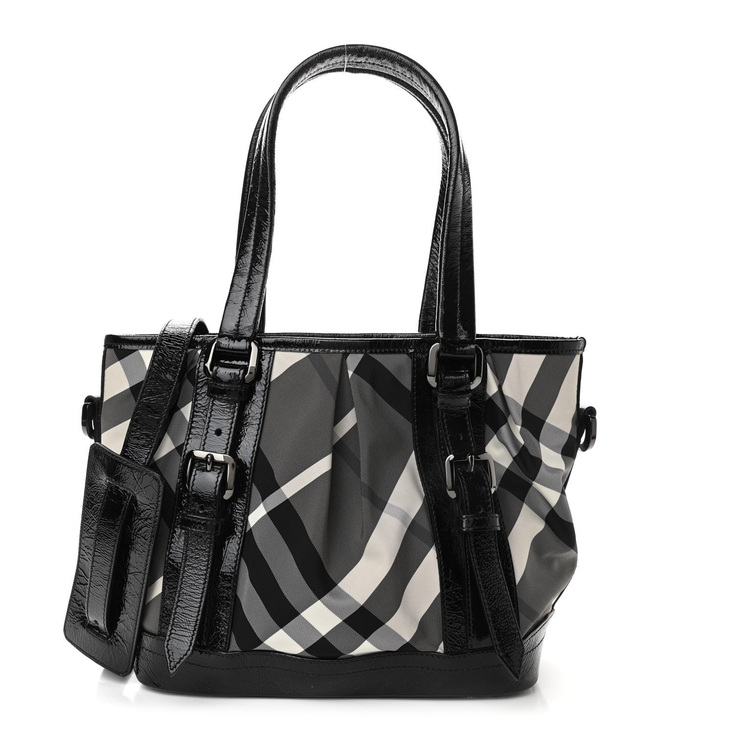 Burberry Nylon Beat Check Lowry Black 1 of 9