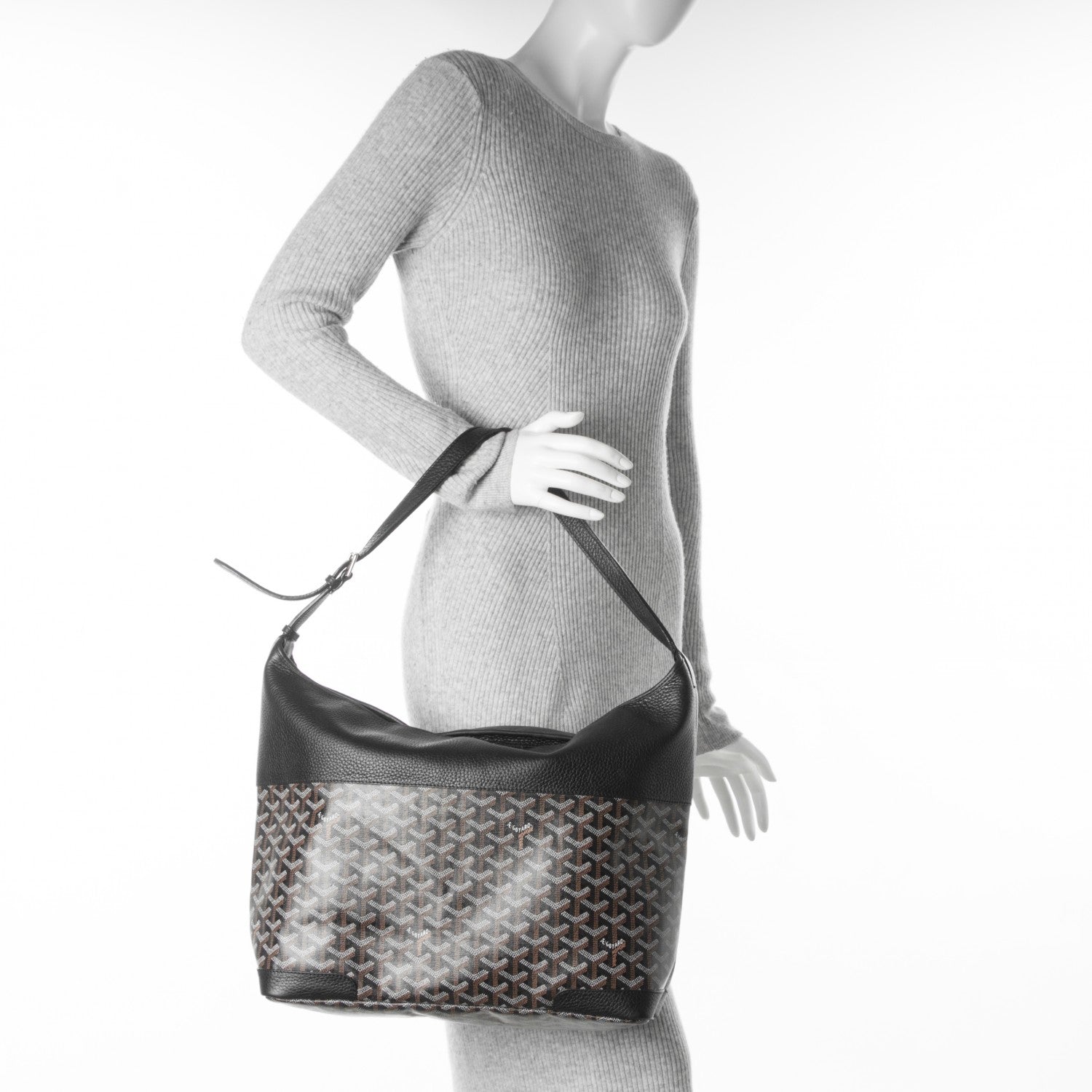 Goyard Goyardine Grenadines Hobo Black 2 of 7