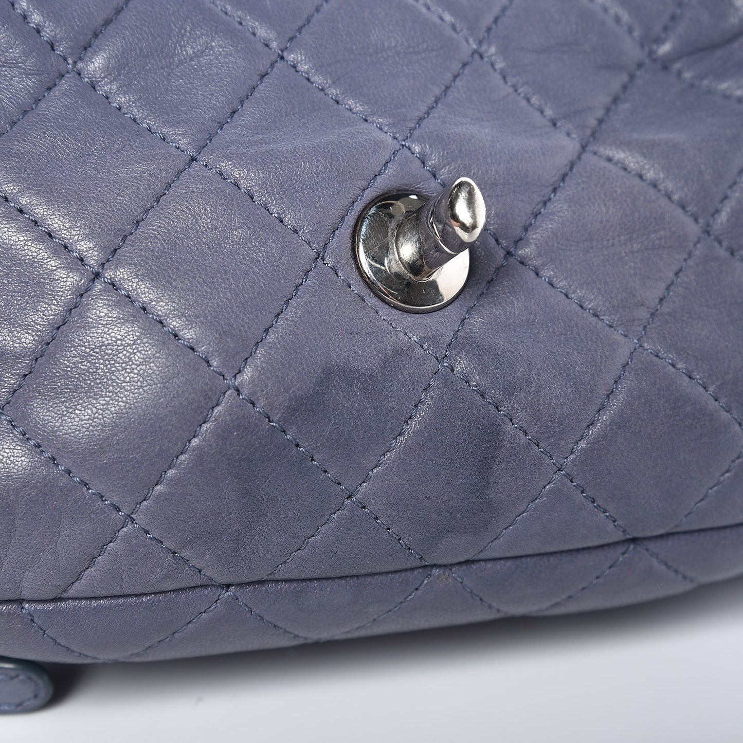 Lambskin Quilted New Mini Flap Lavender