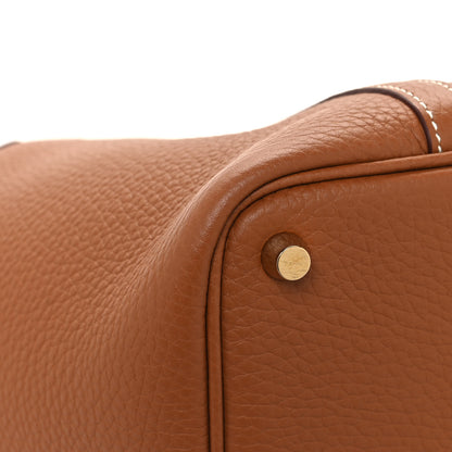 Hermes Taurillon Clemence Picotin Lock 18 PM Gold 11 of 13