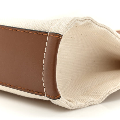 Jimmy Choo Canvas Logo Tote Natural Brown 7 of 11