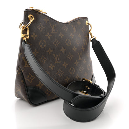 Louis Vuitton Monogram Odeon PM Black 3 of 10