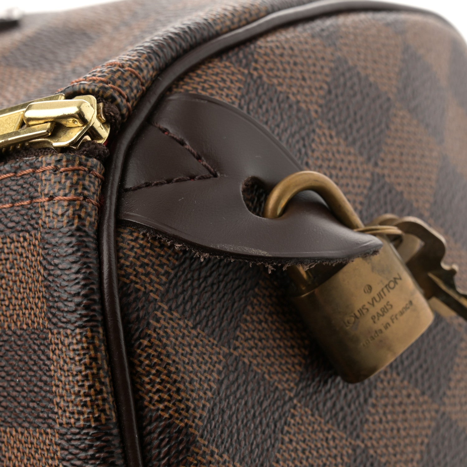 Louis Vuitton Damier Ebene Speedy 30 13 of 13