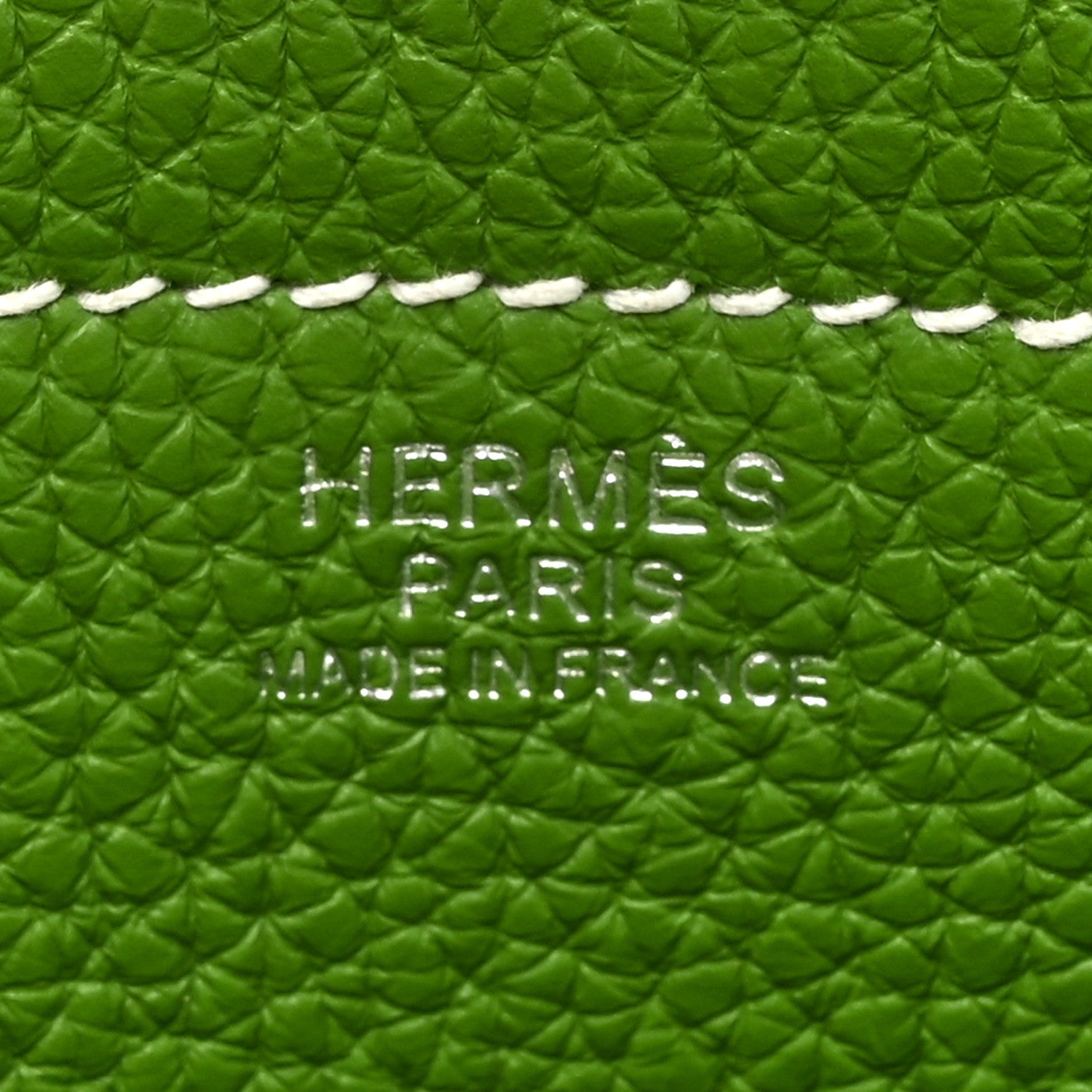 Hermes Taurillon Clemence Cabasellier 31 Vert Yucca 6 of 13