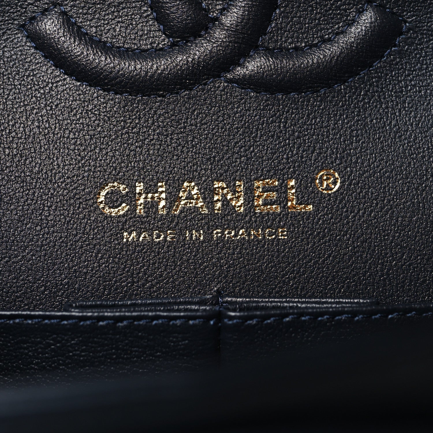 Chanel Lambskin Quilted Small Double Flap Navy 6 of 11