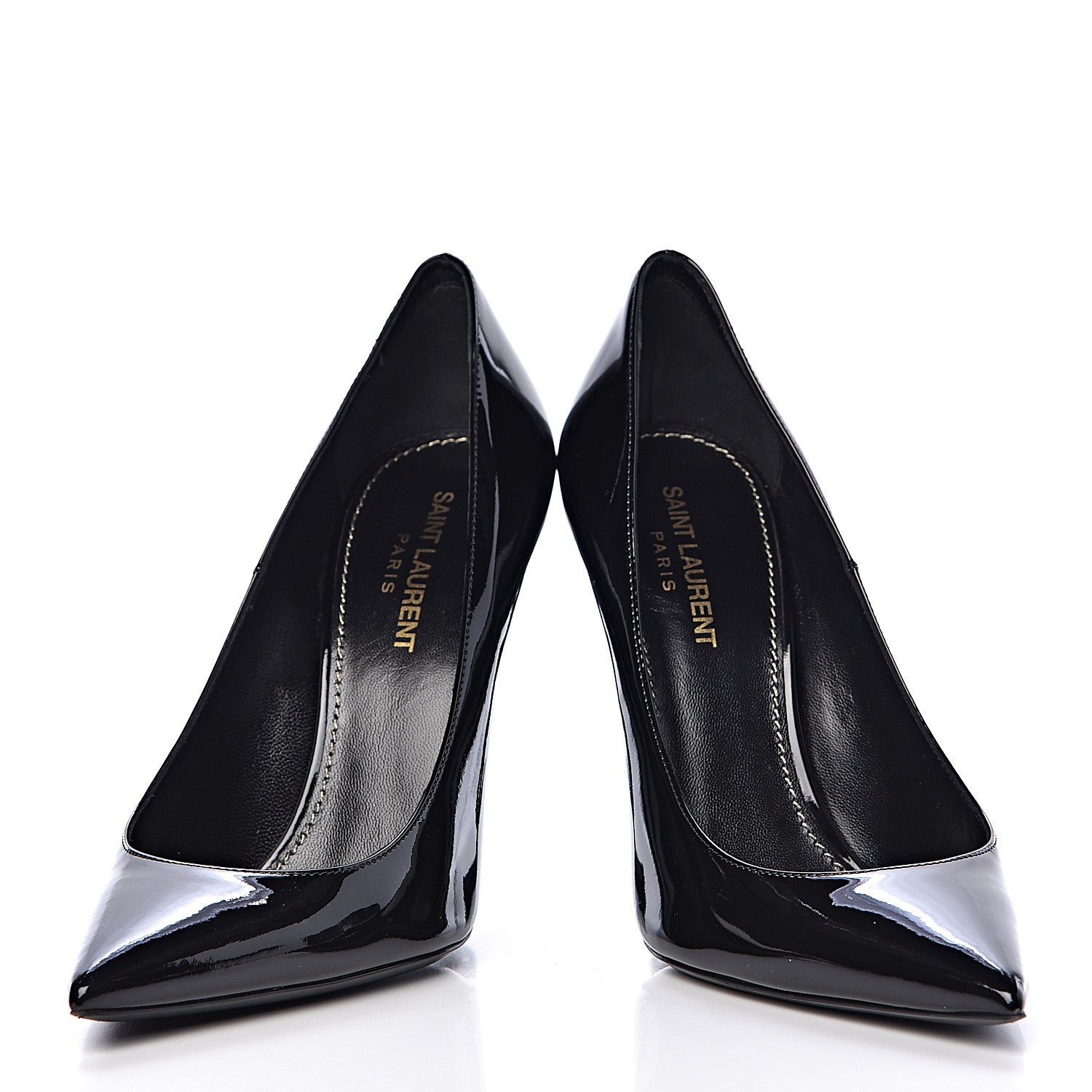 Saint Laurent Patent Opyum 110 Pumps 38 Black 6 of 13