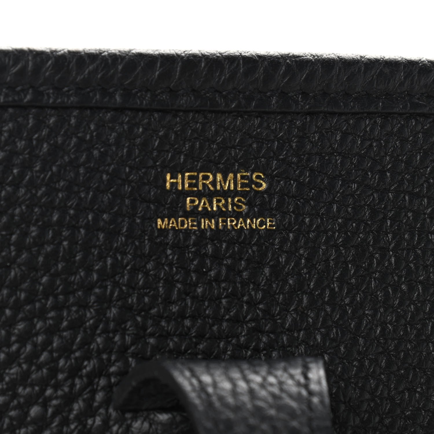 Hermes Taurillon Clemence Evelyne III PM Black 6 of 9