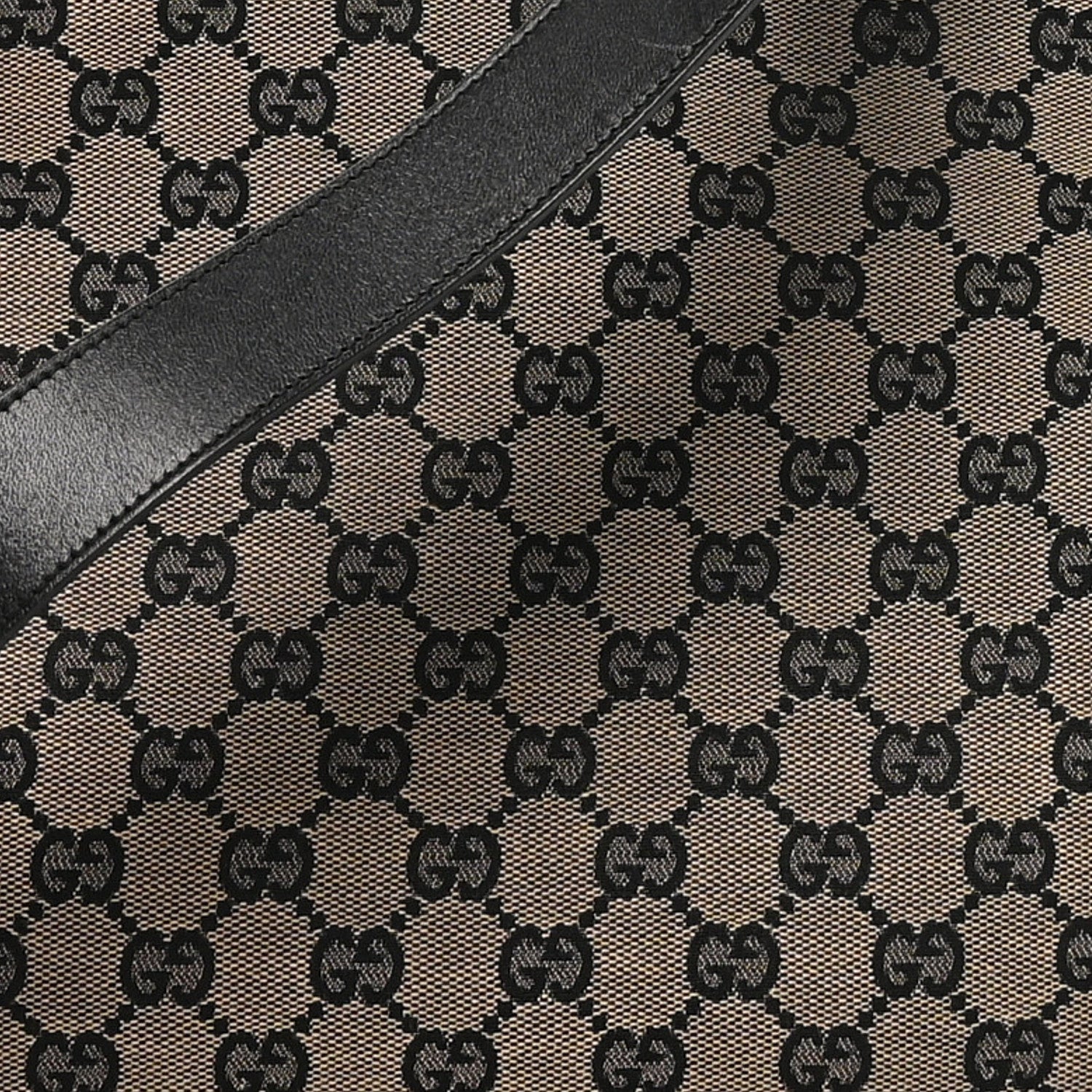 Gucci GG Monogram Messenger Bag Black 8 of 10