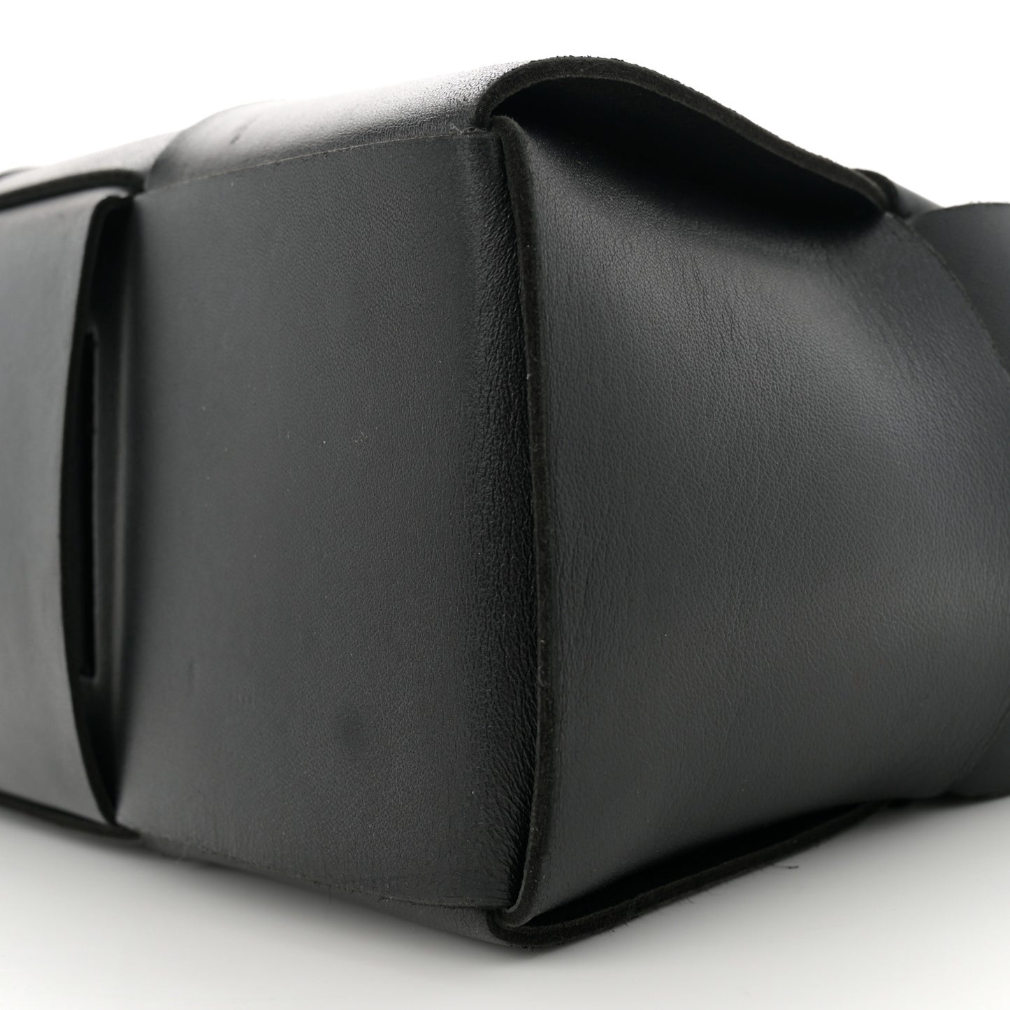 Nappa Maxi Intrecciato Small Arco Tote Black