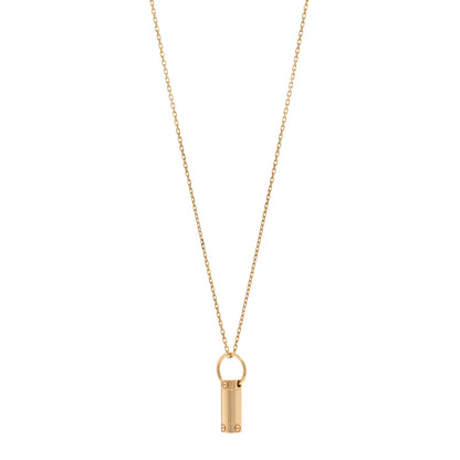 Cartier 18K Yellow Gold LOVE Screwdriver Pendant Necklace 1 of 4