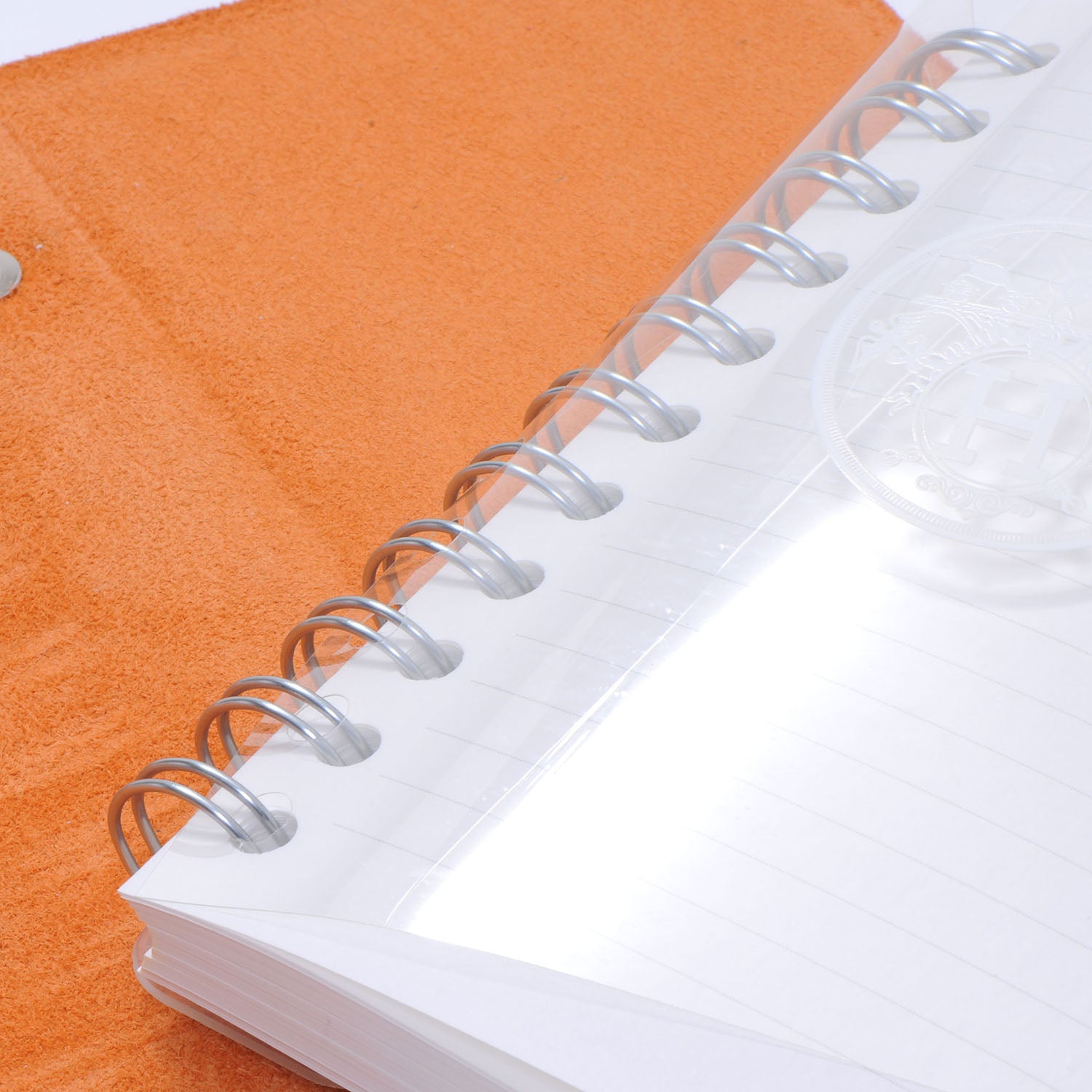 Hermes Togo Ulysse PM Notebook Cover Orange 8 of 9
