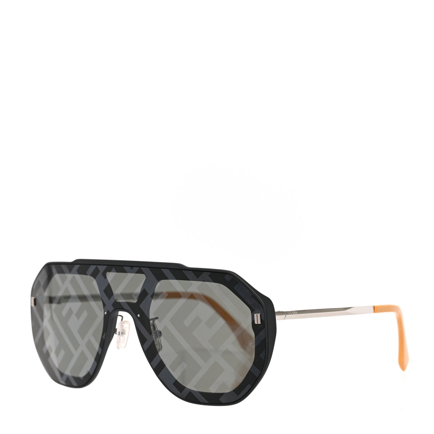 Acetate FF Aviator Sunglasses FE40006U Black