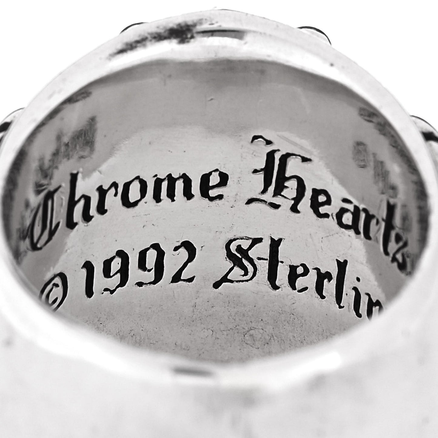Sterling Silver Keeper Ring 58 8.5