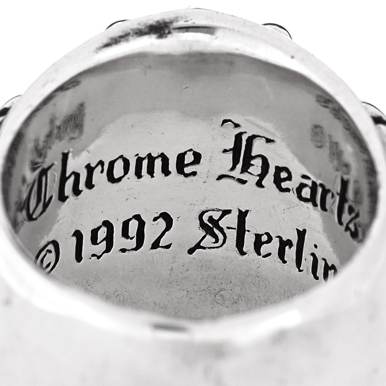 Chrome Hearts Sterling Silver Keeper Ring 58 8.5 4 of 4