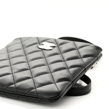 Chanel Lambskin Quilted Crossbody Bag Black 9 of 9