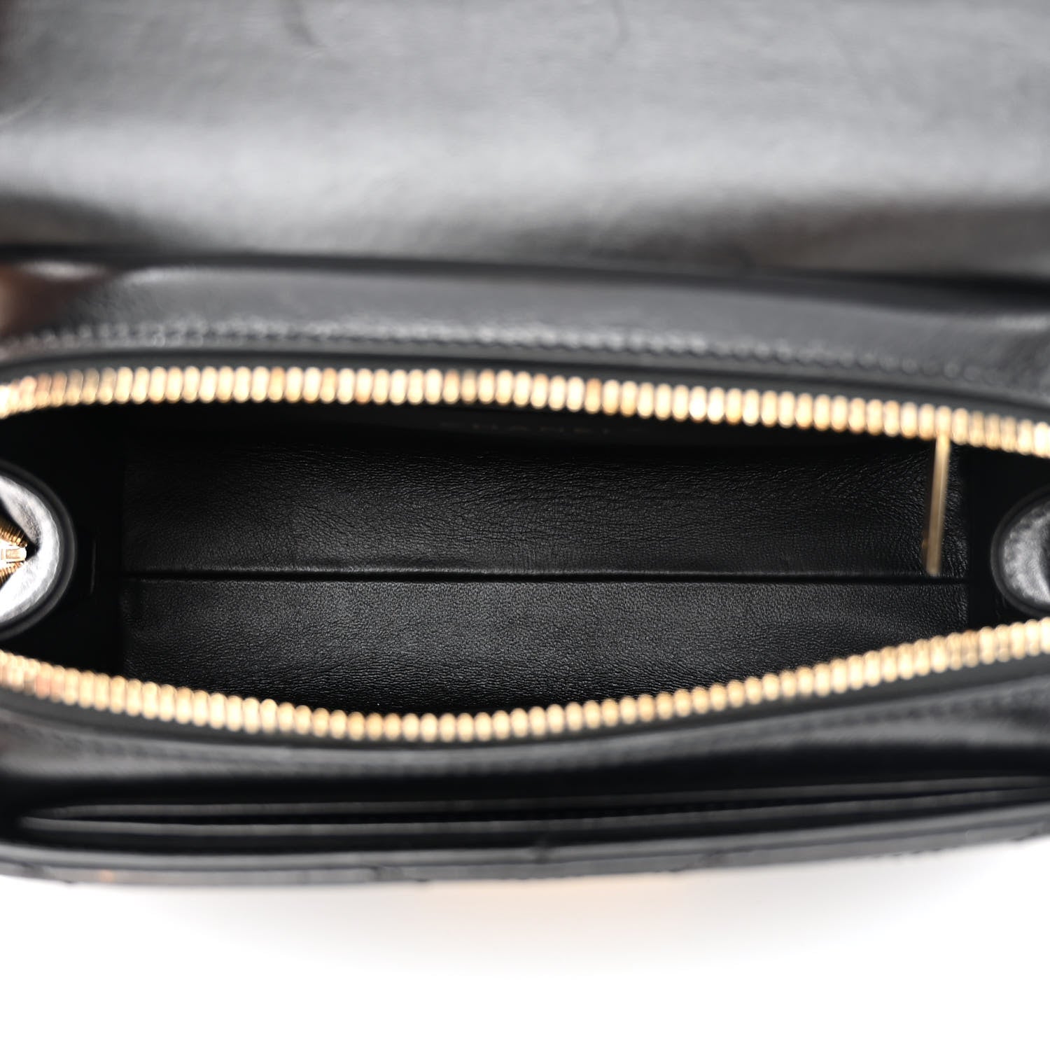 Chanel Calfskin Chevron Quilted Medal Flap Black 5 of 10