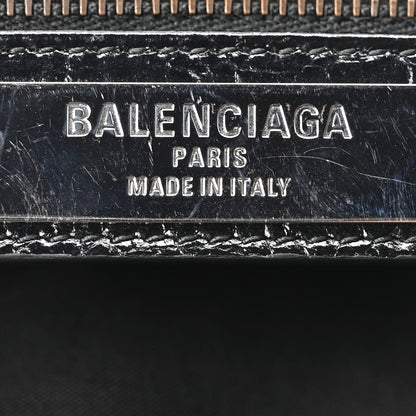 Balenciaga Metallized Agneau Arena Classic Hardware Mini Le City Moto Black 6 of 10