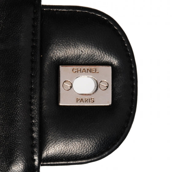 Chanel Distressed Patent Jumbo Single Flap Black 6 of 9