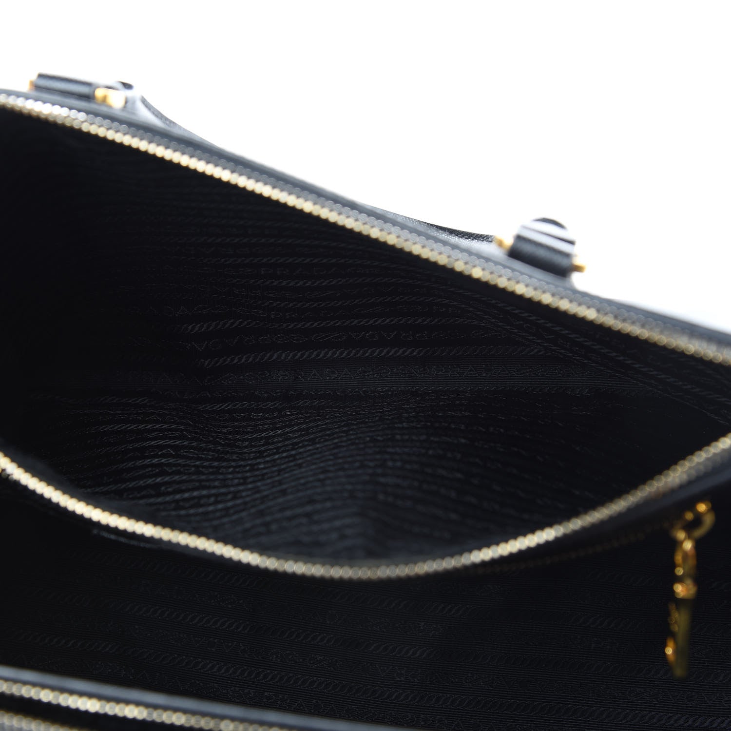 Prada Saffiano Medium Galleria Double Zip Tote Black 5 of 17