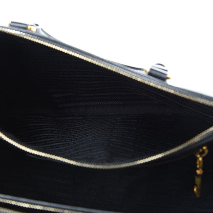 Prada Saffiano Medium Galleria Double Zip Tote Black 5 of 17