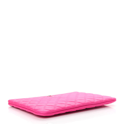 Chanel Goatskin Quilted Medium 2.55 Reissue Cosmetic Case Fluorescent Pink 4 of 8