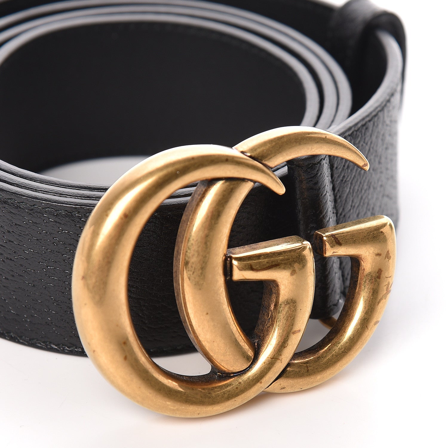 Gucci Textured Calfskin Double G 40mm Belt 100 40 Black 7 of 7