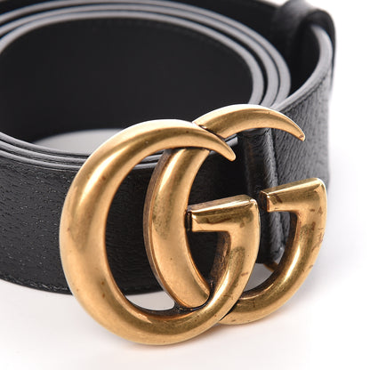 Gucci Textured Calfskin Double G 40mm Belt 100 40 Black 7 of 7